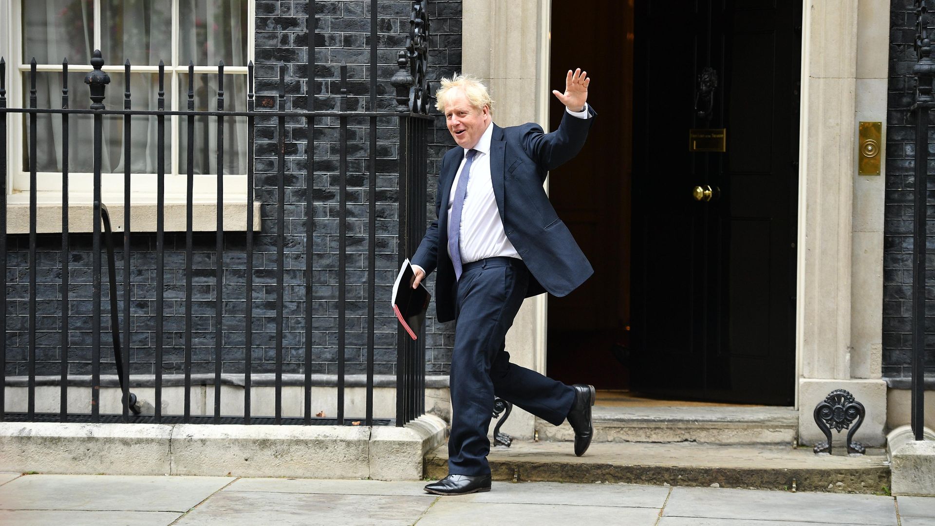 British prime minister Boris Johnson leaves Downing Street on 8 September 2020. - Credit: Leon Neal/Getty Images