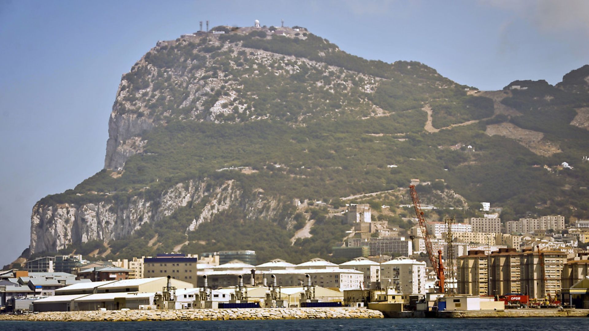 Tthe Rock of Gibraltar as seen from the sea. Photo: Ben Birchall / PA - Credit: PA Archive/PA Images