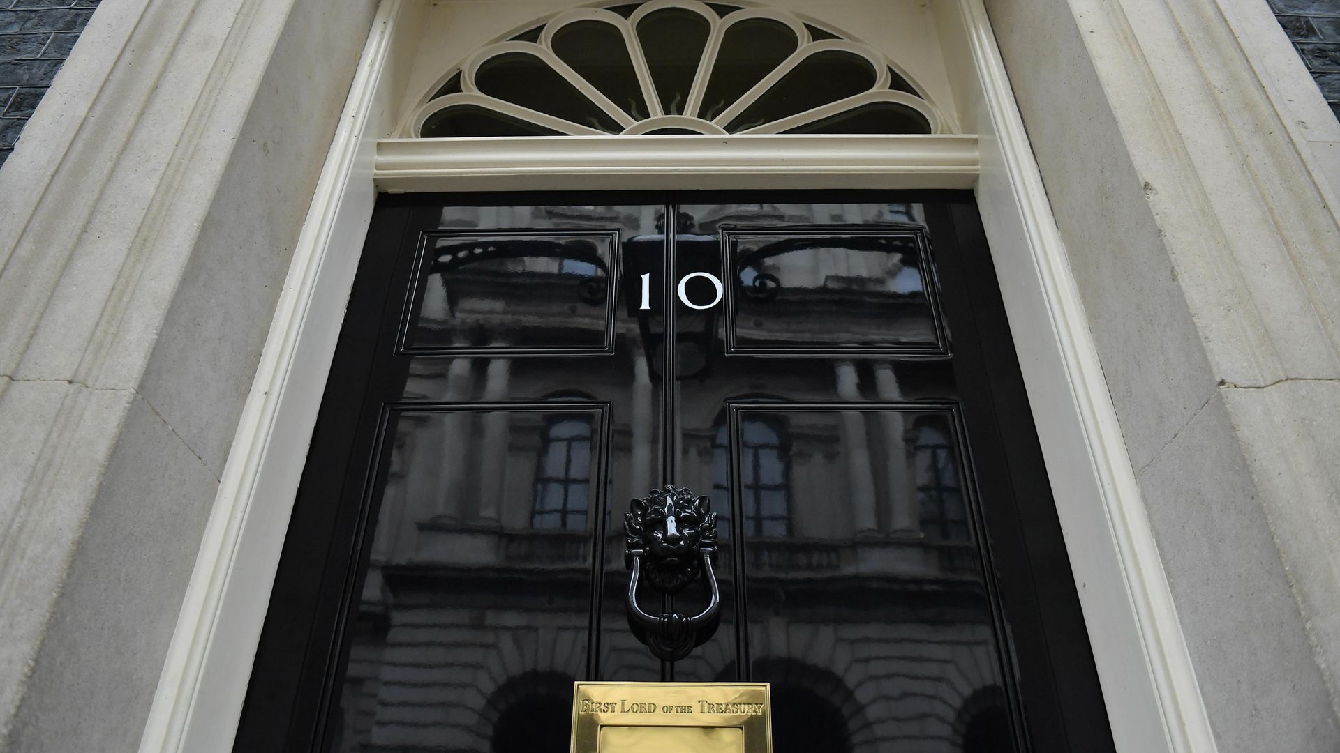 The front door of number 10 Downing Street in London. - Credit: PA