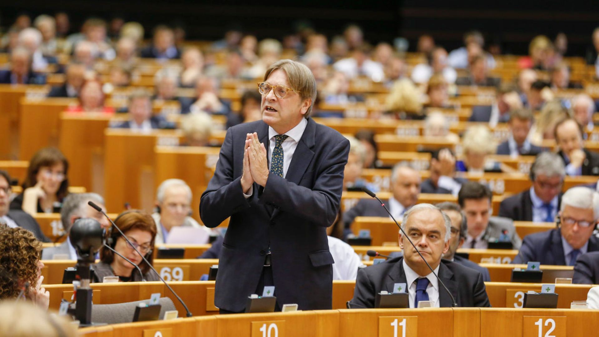 Guy Verhofstadt in the European Parliament - Credit: European Parliament