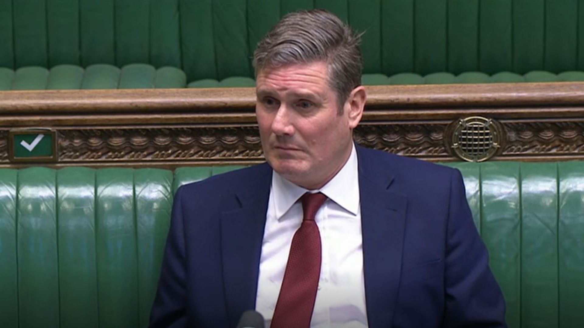 Labour leader Keir Starmer during Prime Minister's Questions in the House of Commons, London. - Credit: PA
