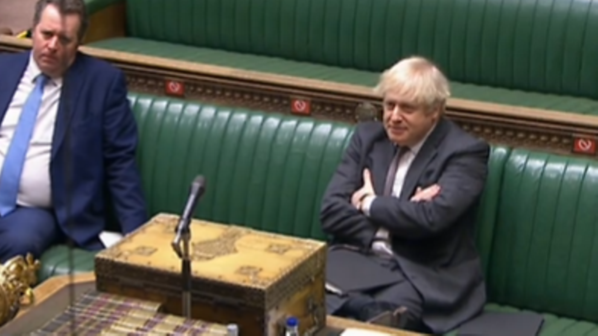 Boris Johnson in the House of Commons - Credit: Parliament Live