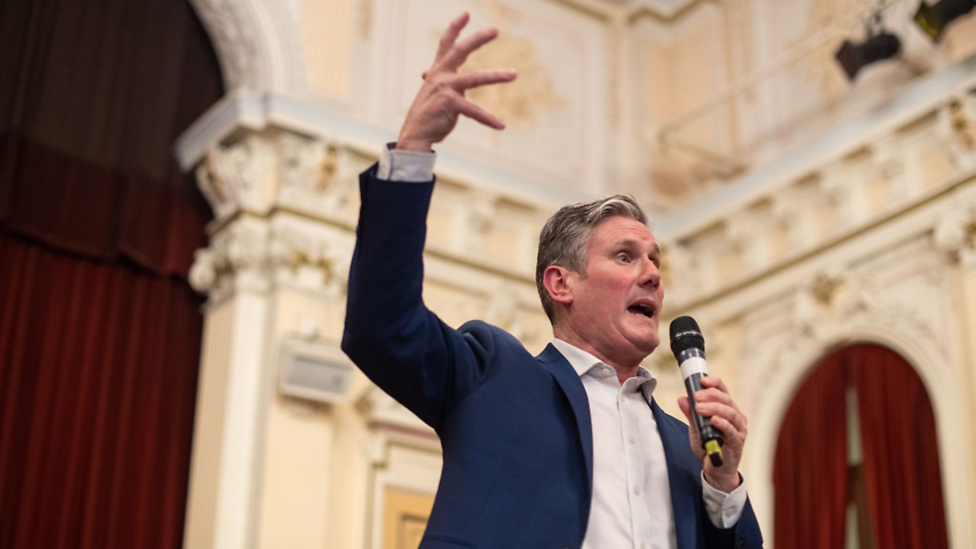 Labour leadership candidate Keir Starmer speaking to supporters at West Ham Town Hall in east London. PA Photo. Picture date: Monday January 27, 2020. See PA story POLITICS Labour. Photo credit should read: Dominic Lipinski/PA Wire - Credit: PA