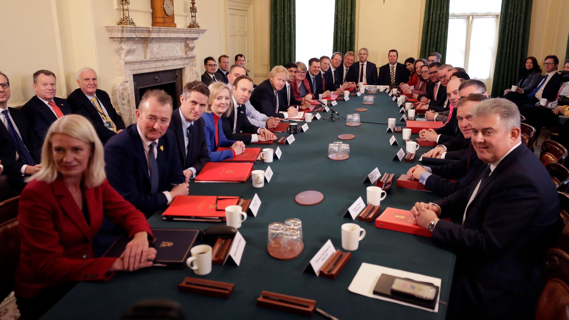 Prime Minister Boris Johnson presides over cabinet meeting at 10 Downing Street - Credit: PA