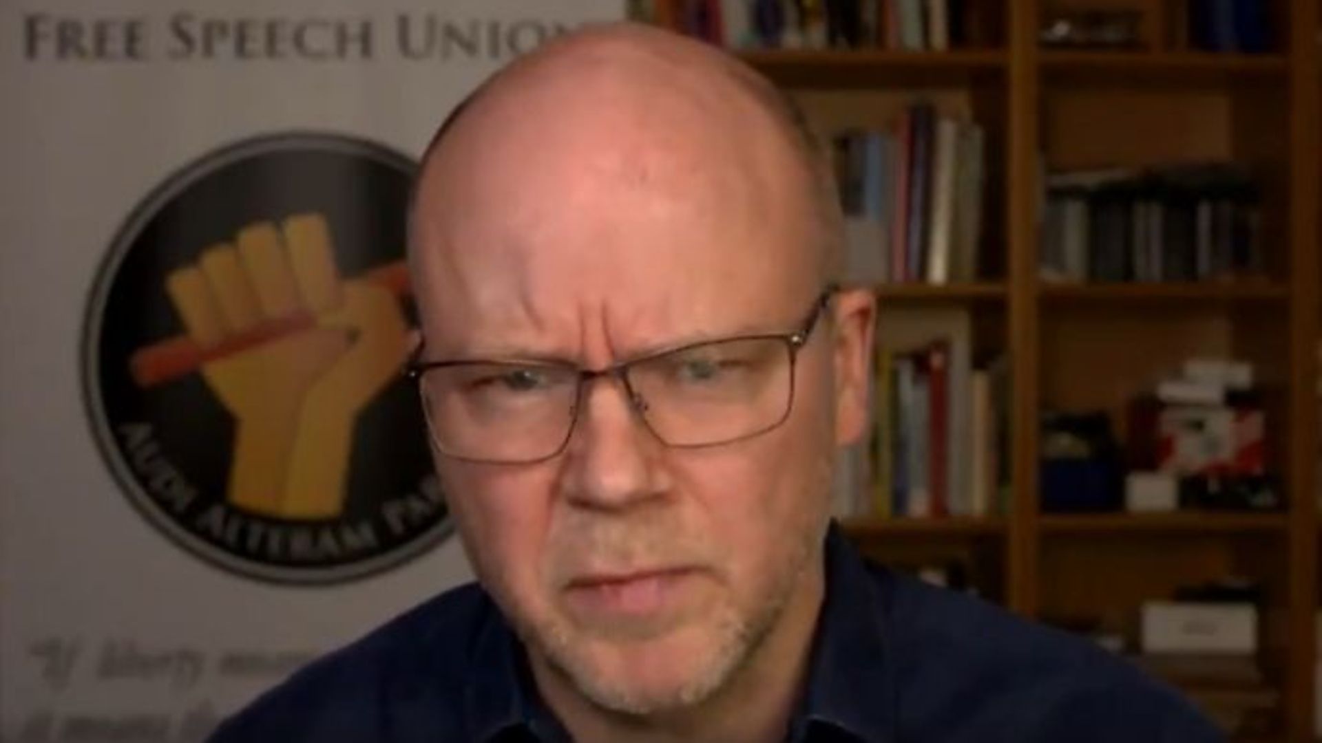 Lockdown Sceptics editor Toby Young on Newsnight - Credit: Twitter