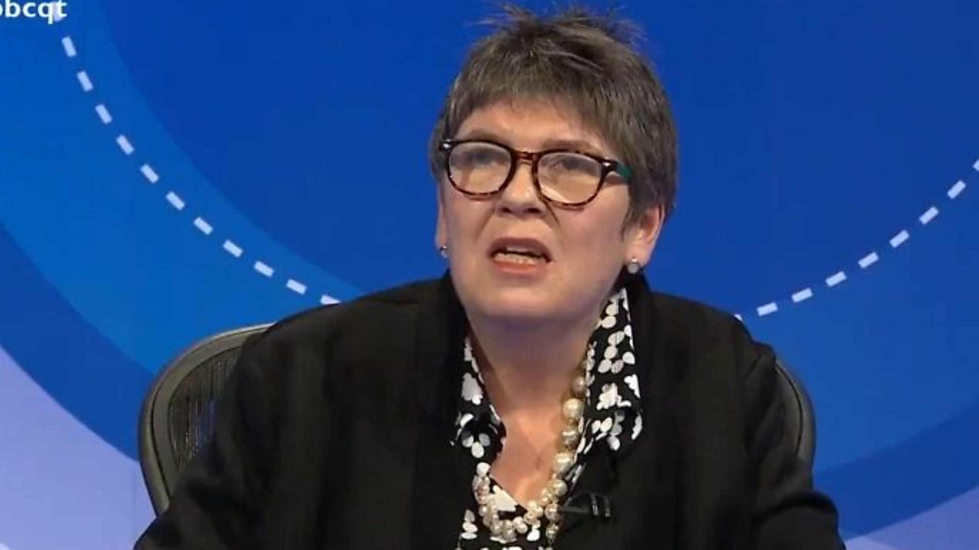Claire Fox on Question Time - Credit: Twitter
