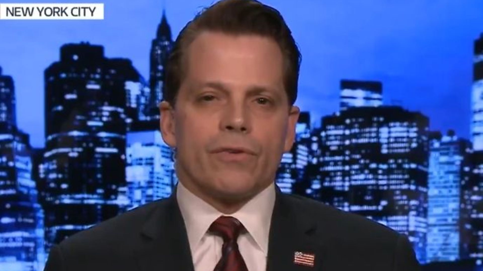 Anthony Scaramucci on Good Morning Britain - Credit: Twitter