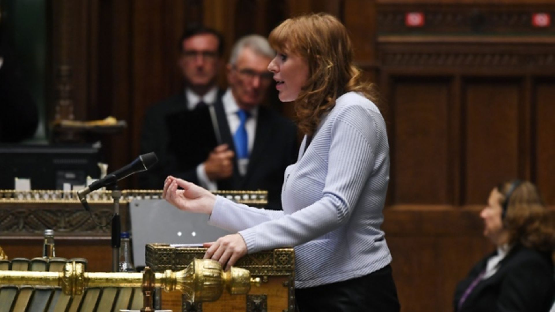 Deputy Labour leader Angela Rayner speaking at Prime Minister's Questions in the House of Commons. Photograph: Jessica Taylor/UK Parliament. - Credit: Jessica Taylor/UK Parliament