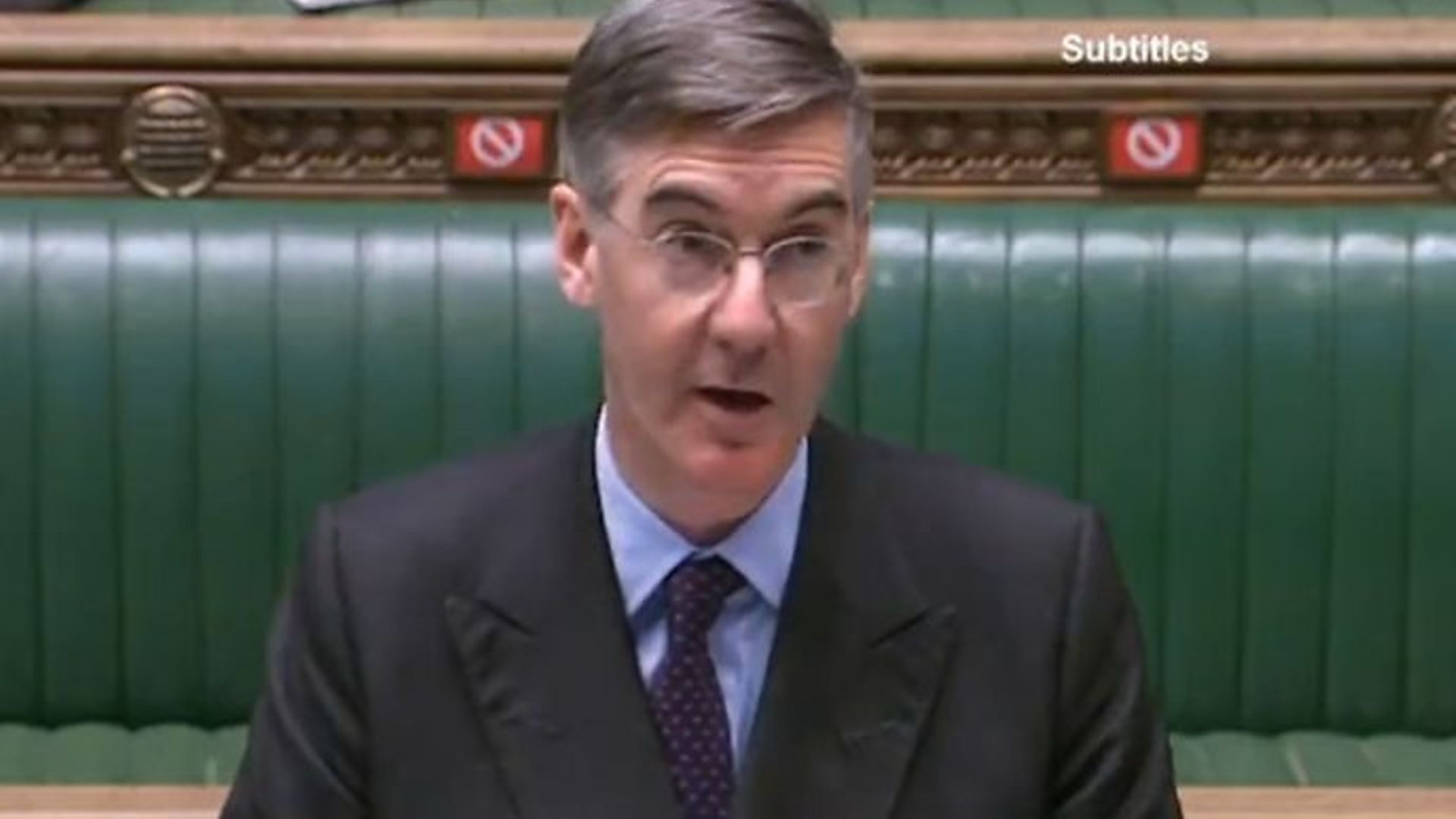 Jacob Rees-Mogg in the House of Commons - Credit: Twitter