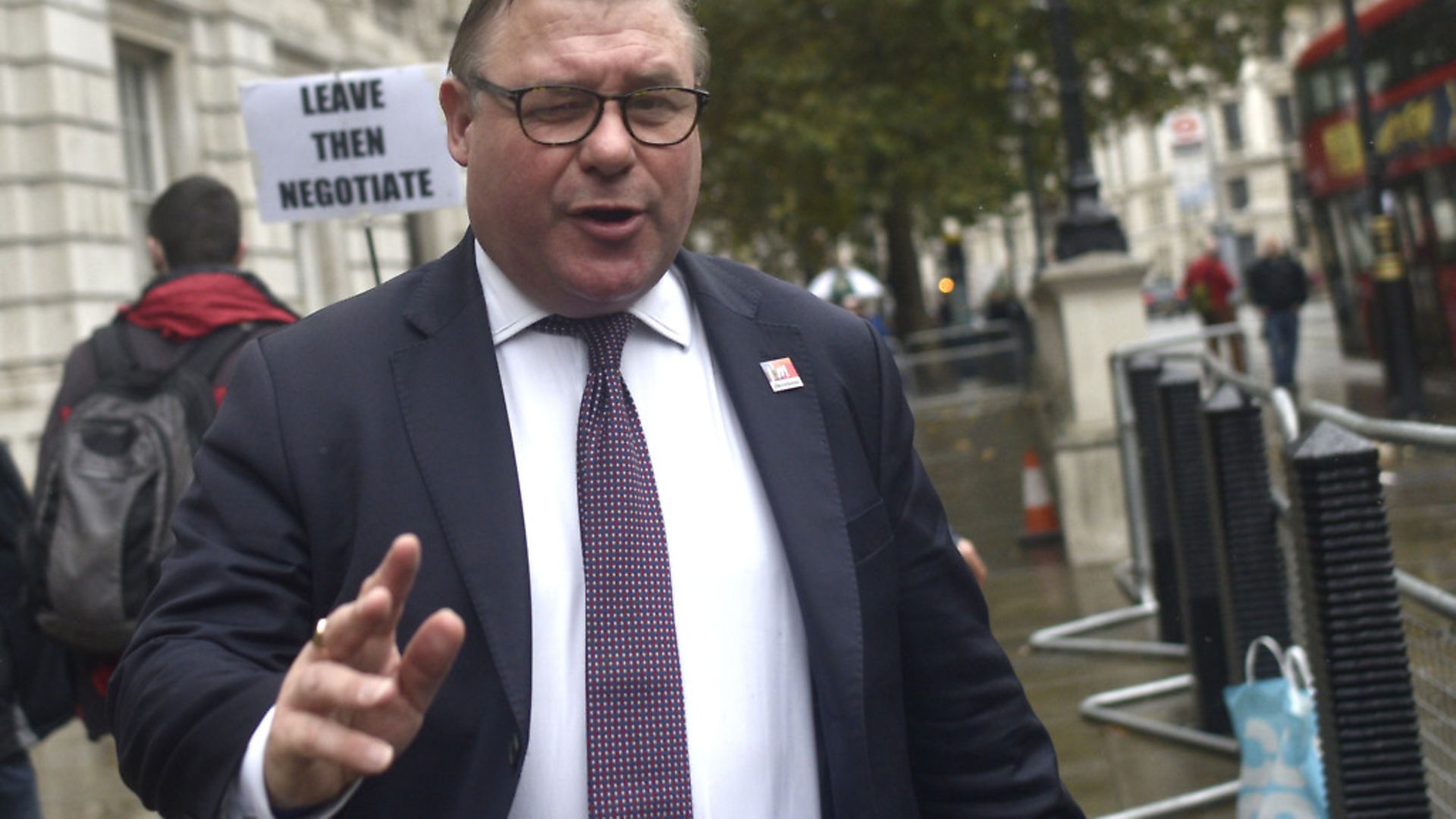 Deputy Chairman of the European Research Group (ERG) Mark Francois MP leaves the cabinet office in London. (Photo by Peter Summers/Getty Images) - Credit: Getty Images