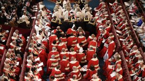 Peers take their seats in the House of Lords. Credit: Getty Images