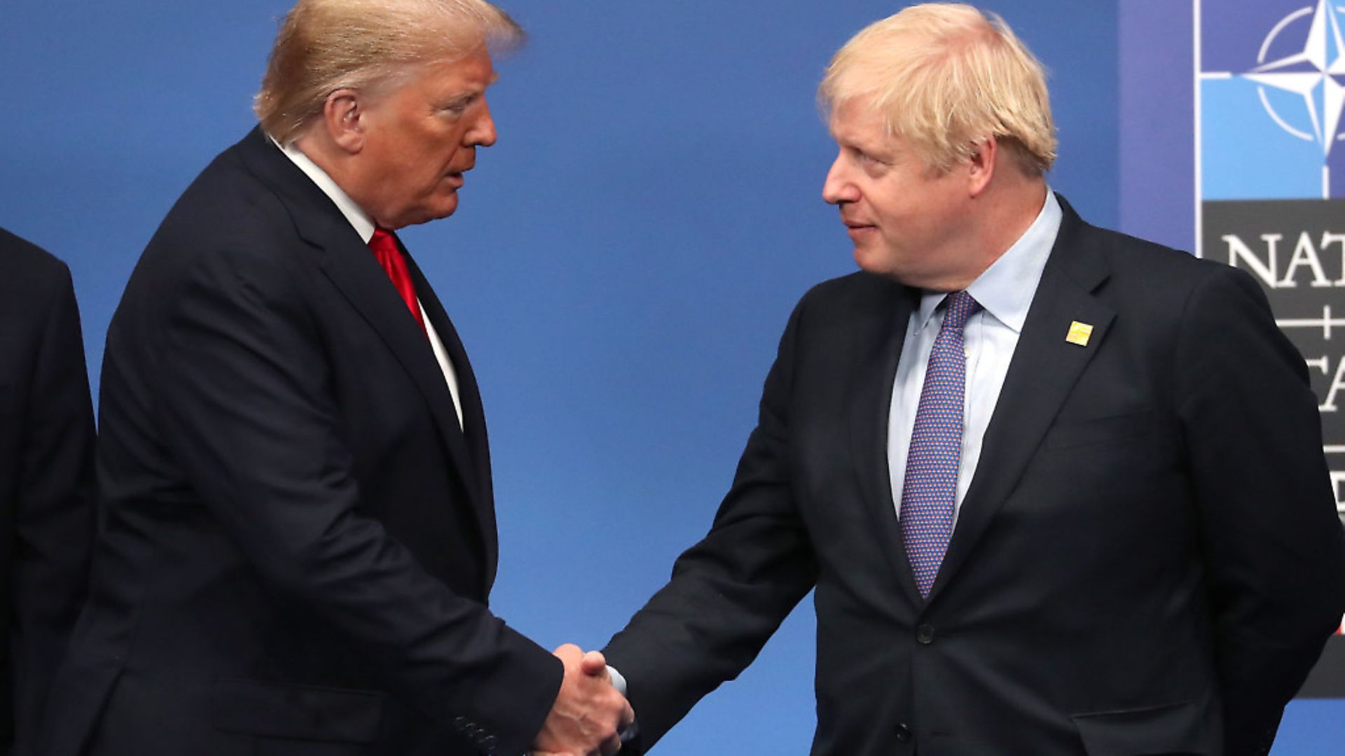 US President Donald Trump (left) with Prime Minister Boris Johnson. Photograph: Steve Parsons/PA. - Credit: PA