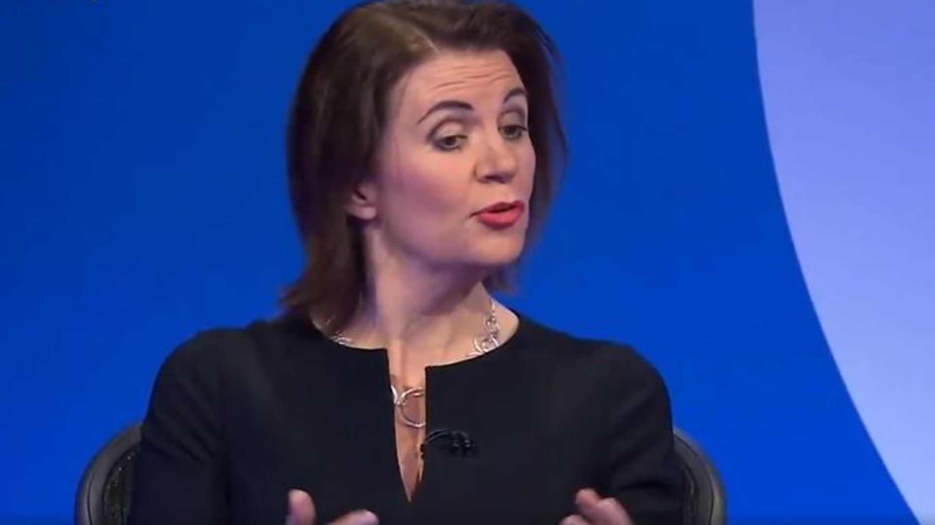 Julia Hartley-Brewer on Question Time - Credit: Twitter