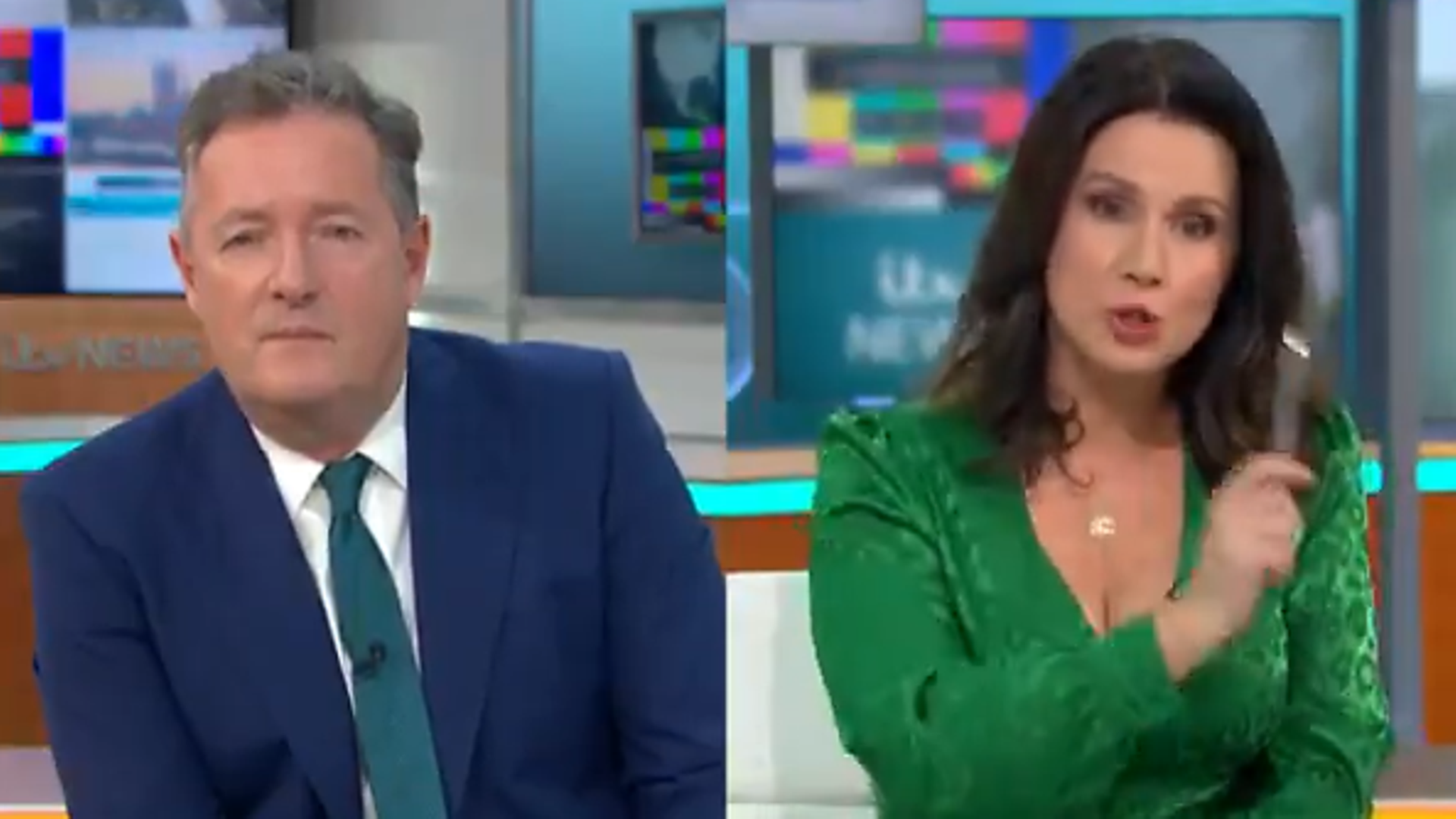 Susanna Reid takes on Priti Patel on Good Morning Britain - Credit: ITV