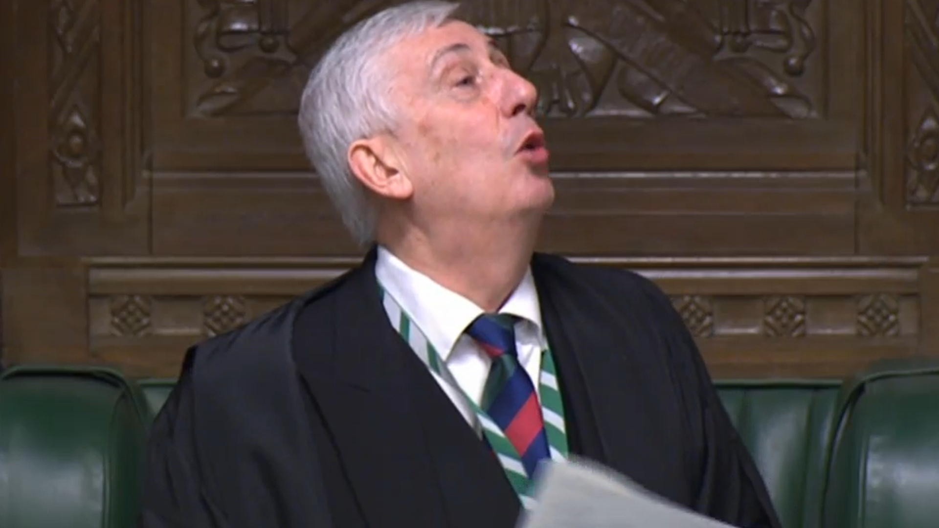 Lindsay Hoyle in the House of Commons - Credit: Parliament Live