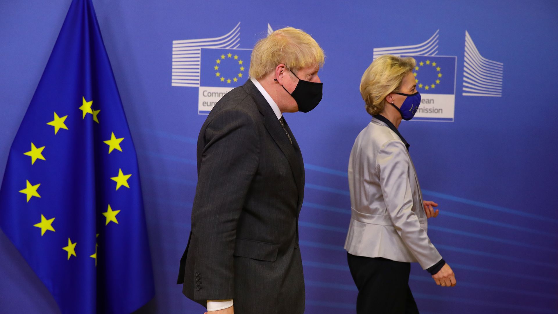 Prime Minister Boris Johnson in Brussels, Belgium - Credit: PA