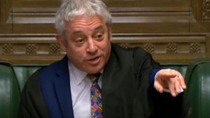 Former speaker John Bercow in the House of Commons. Photograph: PA Wire. - Credit: PA Wire/PA Images
