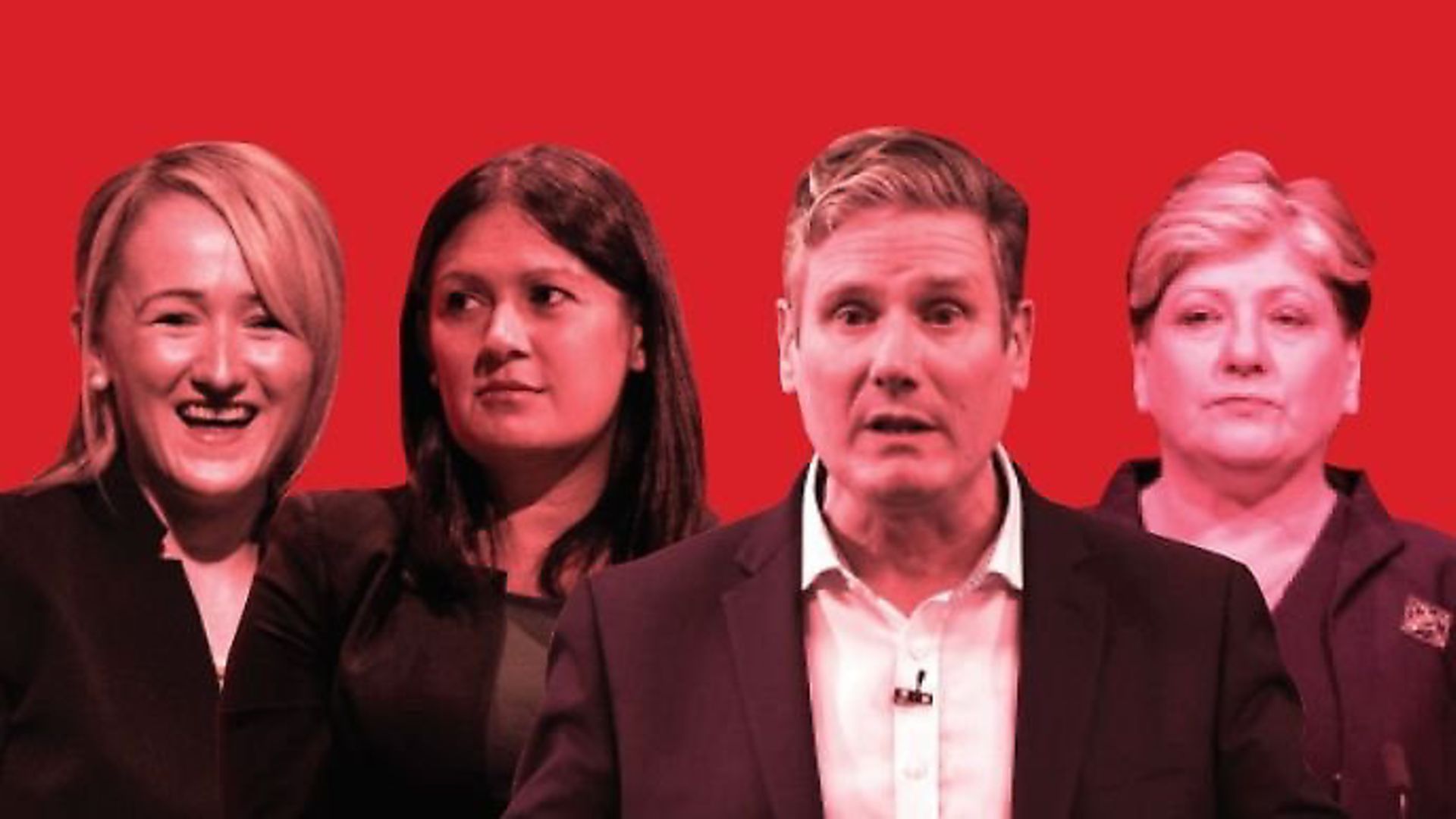 Rebecca Long-Bailey, Lisa Nandy, Keir Starmer and Emily Thornberry. Photograph: Getty/TNE. - Credit: Archant