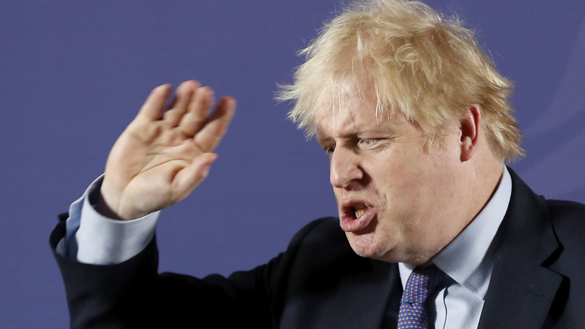 Boris Johnson delivers his Unleashing Britain's Potential speech. Photograph: Frank Augstein/PA Wire. - Credit: PA