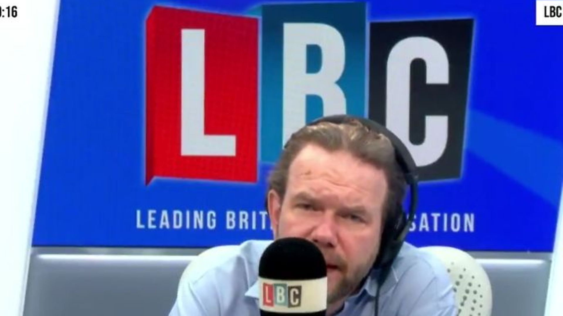 James O'Brien on LBC radio - Credit: Twitter, LBC radio