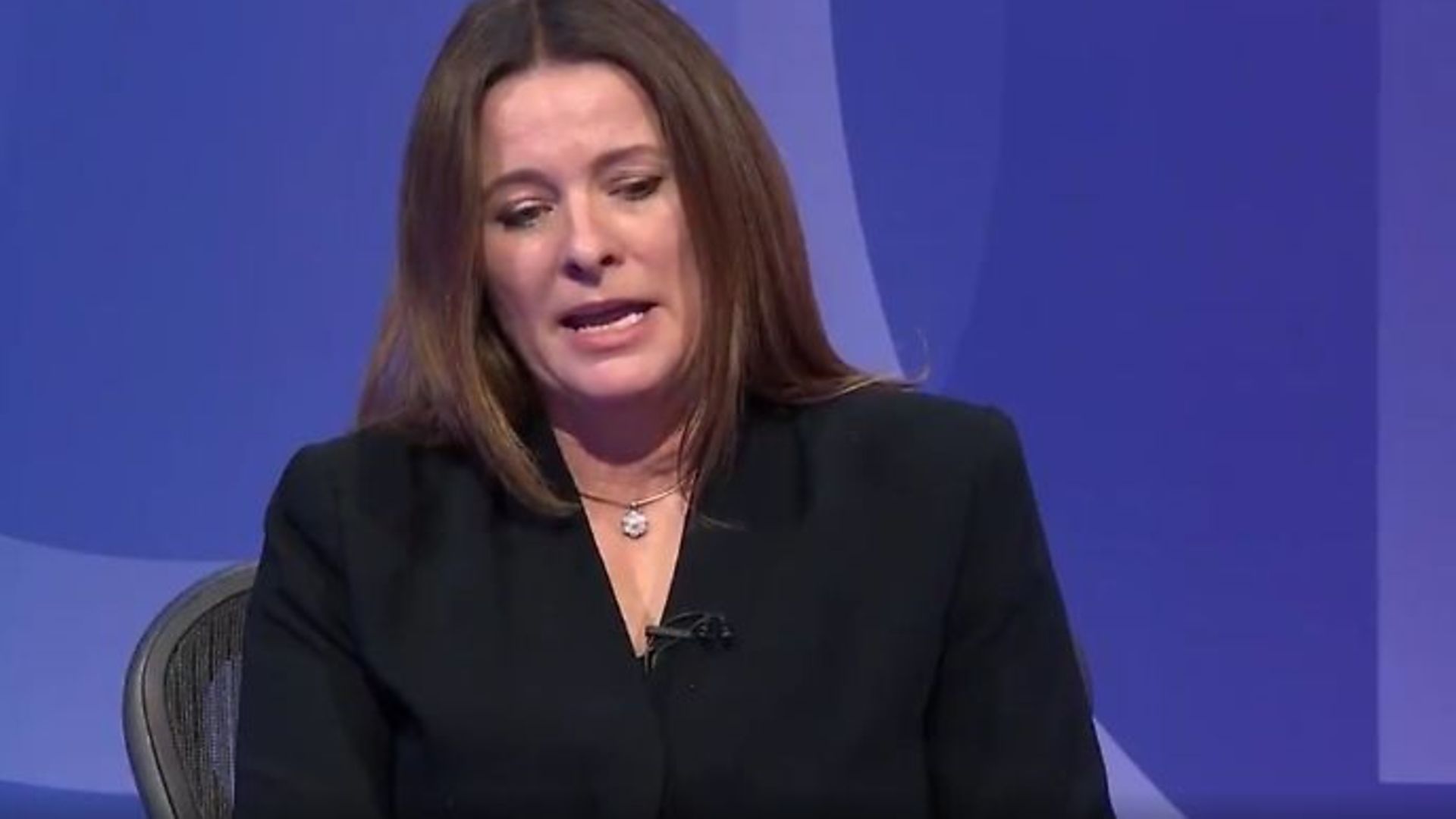 Tory MP Gillian Keegan on Question Time - Credit: Twitter, BBC