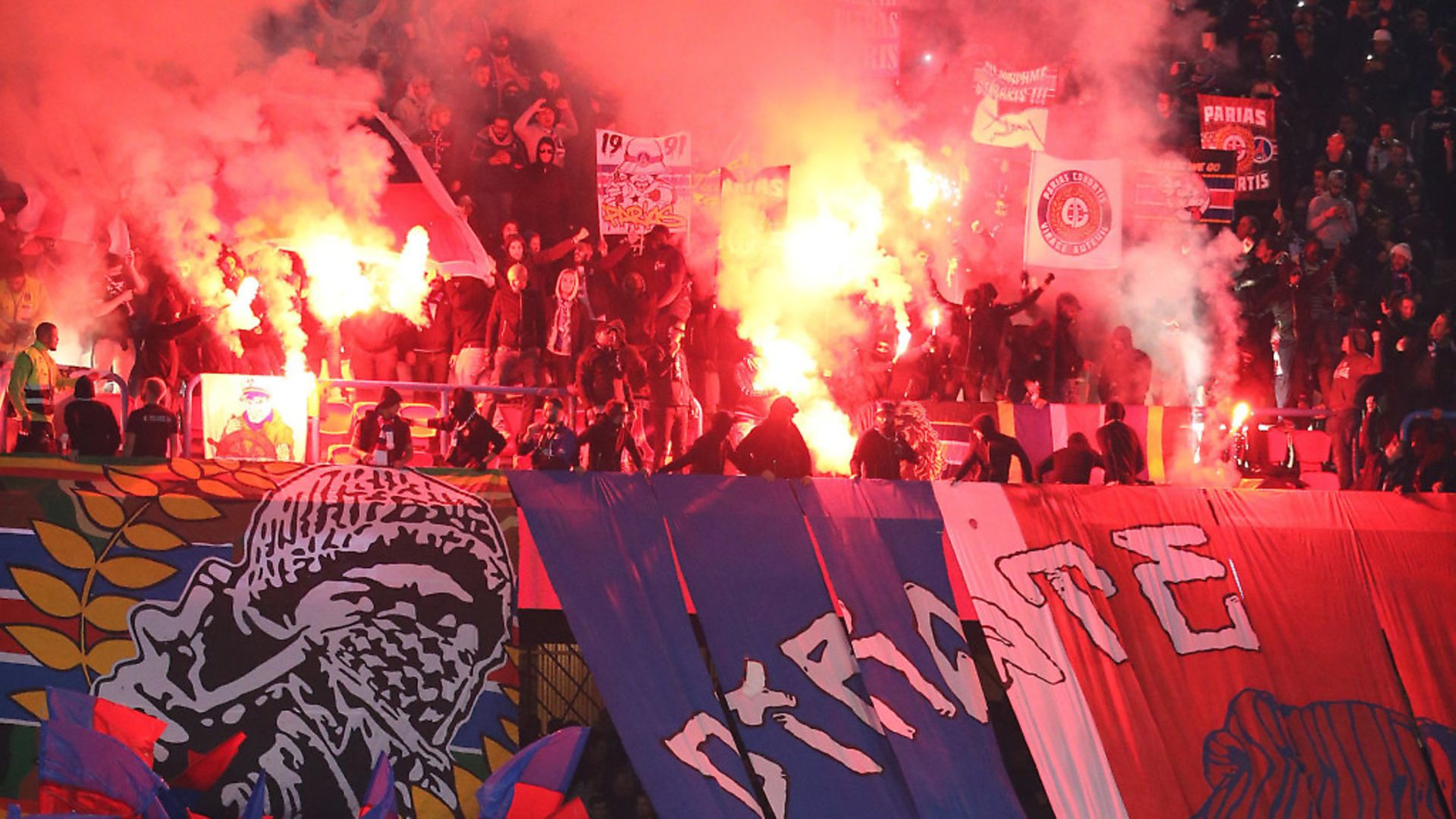 Paris Saint-Germain Fans Put on 'One Piece' Display