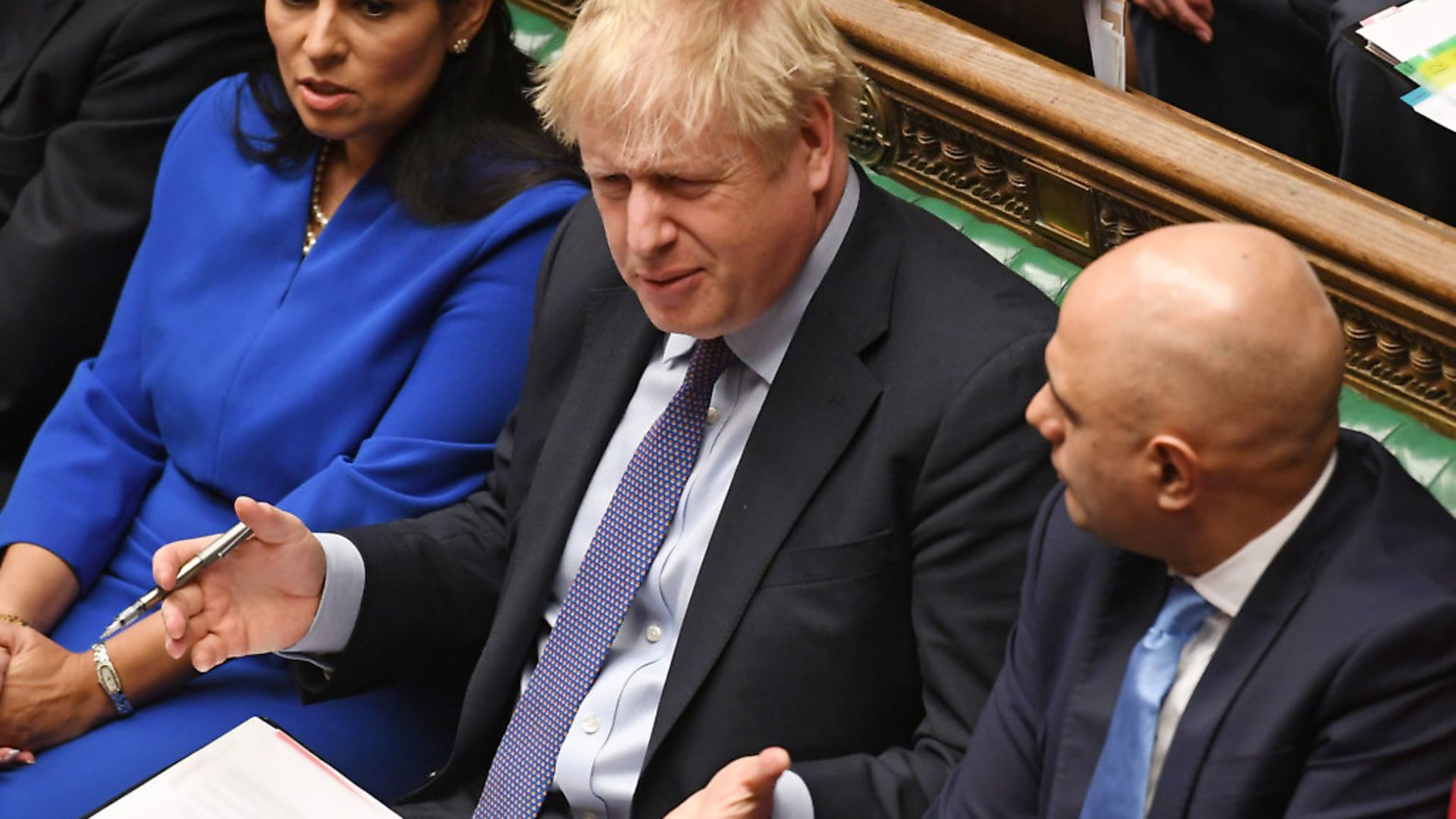 Prime Minister Boris Johnson during Prime Minister's Questions in the House of Commons, London. Photo. Picture: UK Parliament/Jessica Taylor /PA Wire - Credit: PA