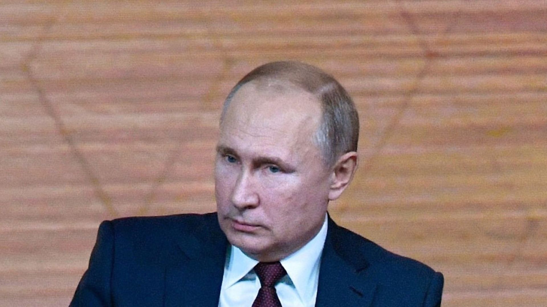 Russian President Vladimir Putin speaks during his annual press conference in Moscow. (Photo by Alexander NEMENOV / AFP) - Credit: AFP via Getty Images