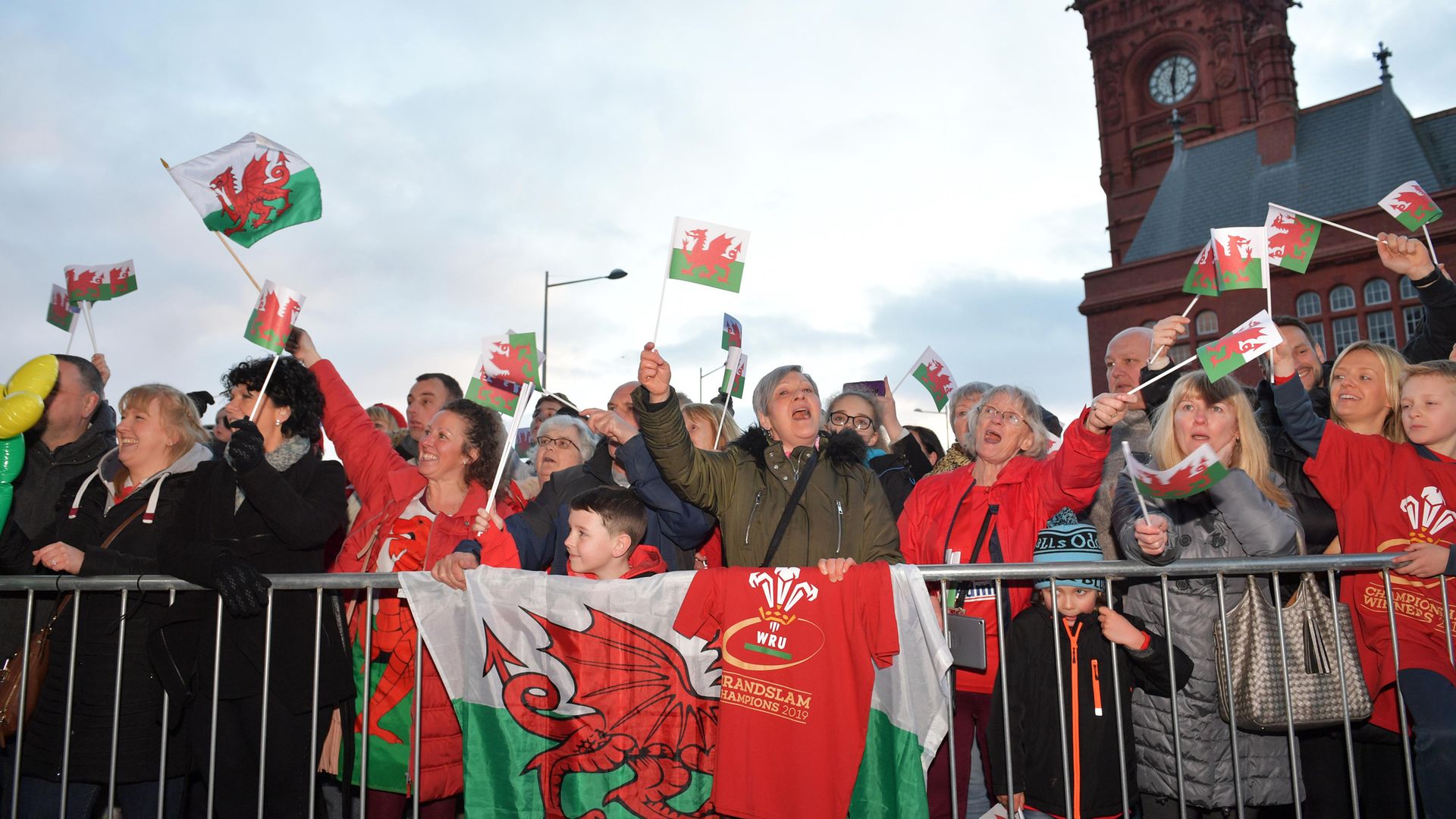 Supporters of Wales during the 2019 Six Nations Grand Slam - Credit: PA