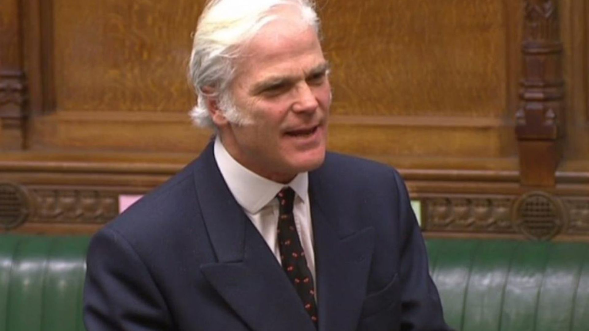 Sir Desmond Swayne in the House of Commons - Credit: Parliament Live