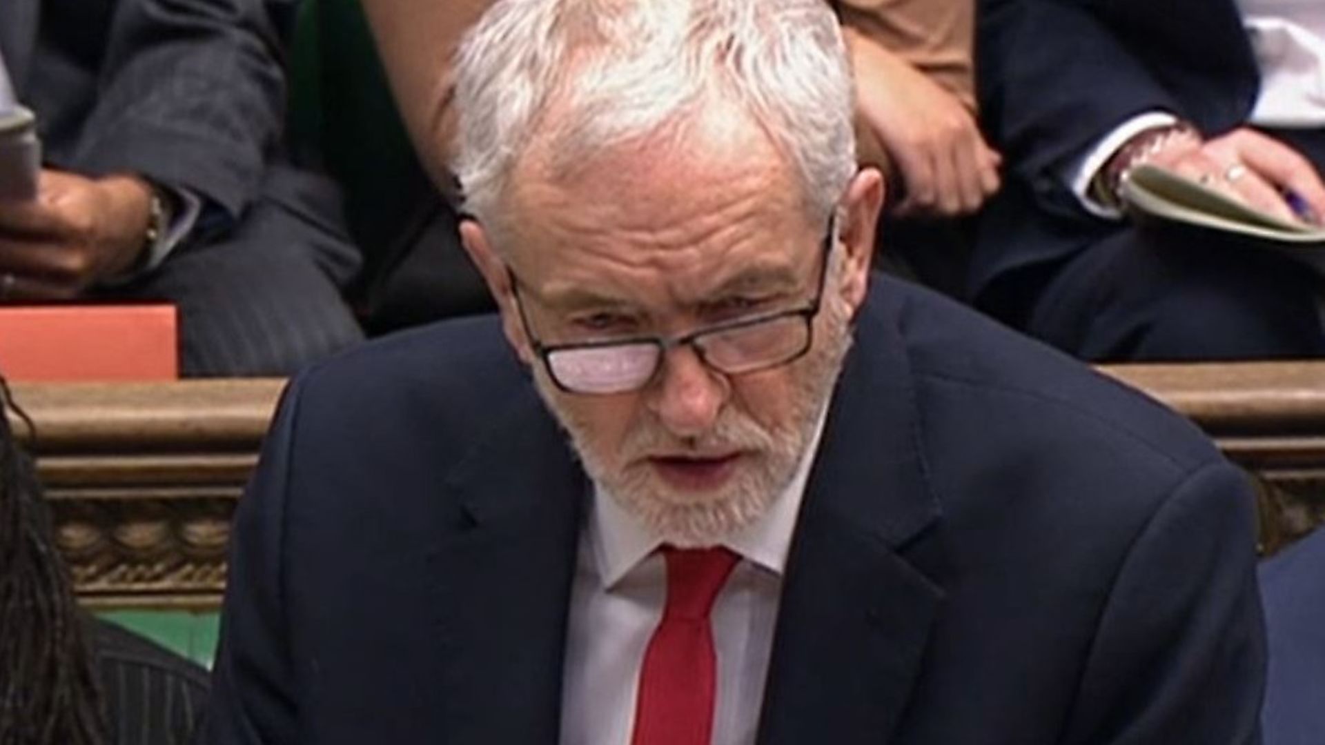 Labour leader Jeremy Corbyn in the House of Commons. Photograph: House of Commons/PA Wire. - Credit: PA