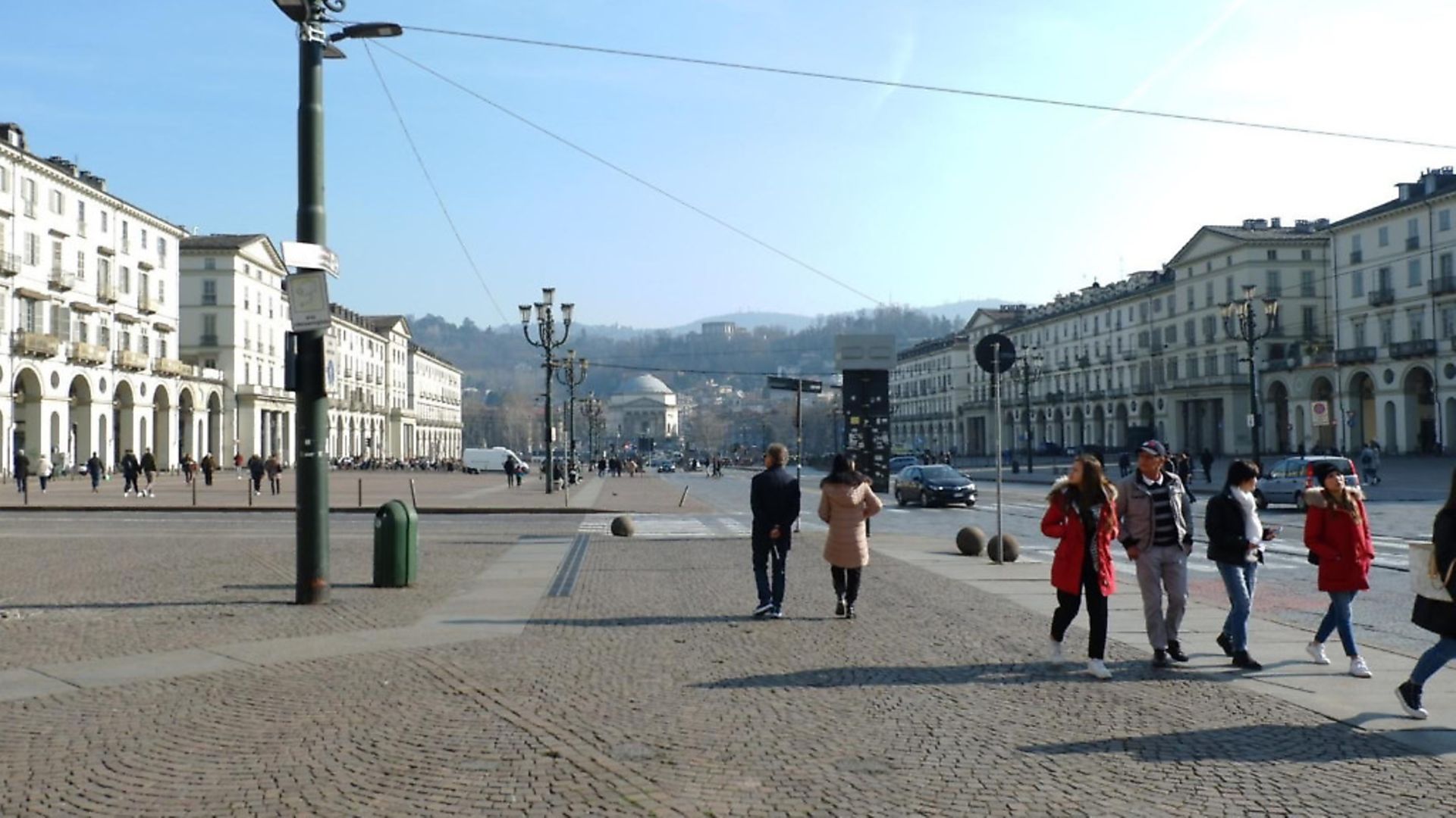 Turin's Piazza Vittorio before the latest lockdown was announced. Picture: Georgia Flynn - Credit: Archant