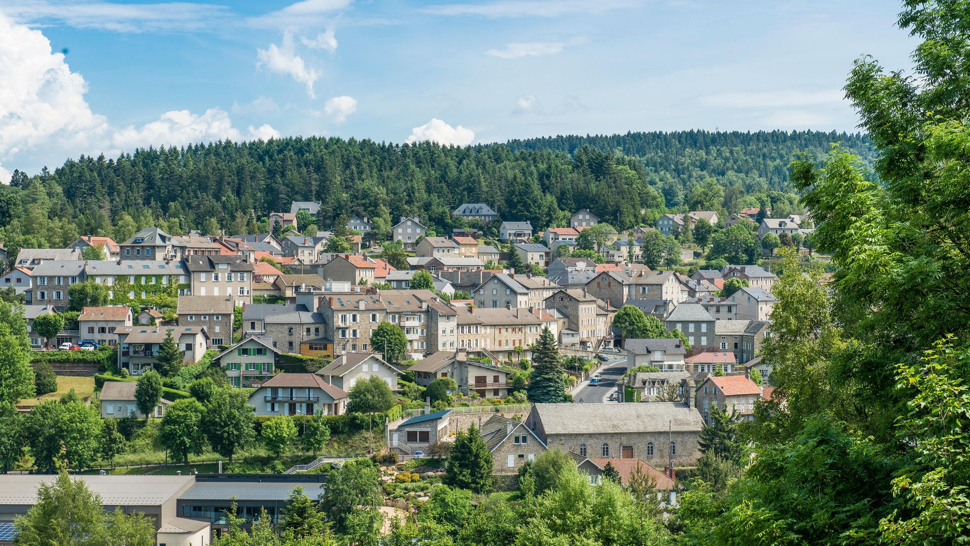 The French village of Chambon-sur-Lignon, which has just benefitted from a surprise windfall - Credit: Getty Images/Photononstop RF