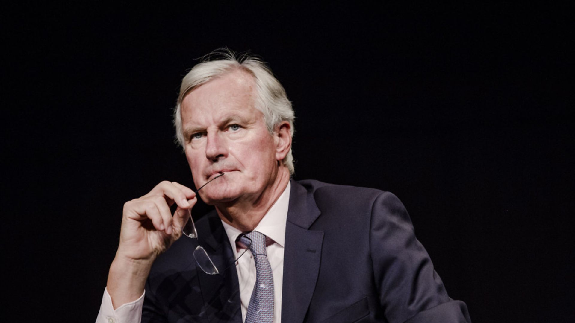 Michel Barnier has launched his own political faction within France's Conservative party, prompting speculation he could be preparing to take over as party leader by the next presidential election - Credit: Marlene Awaad/Bloomberg via Getty Images