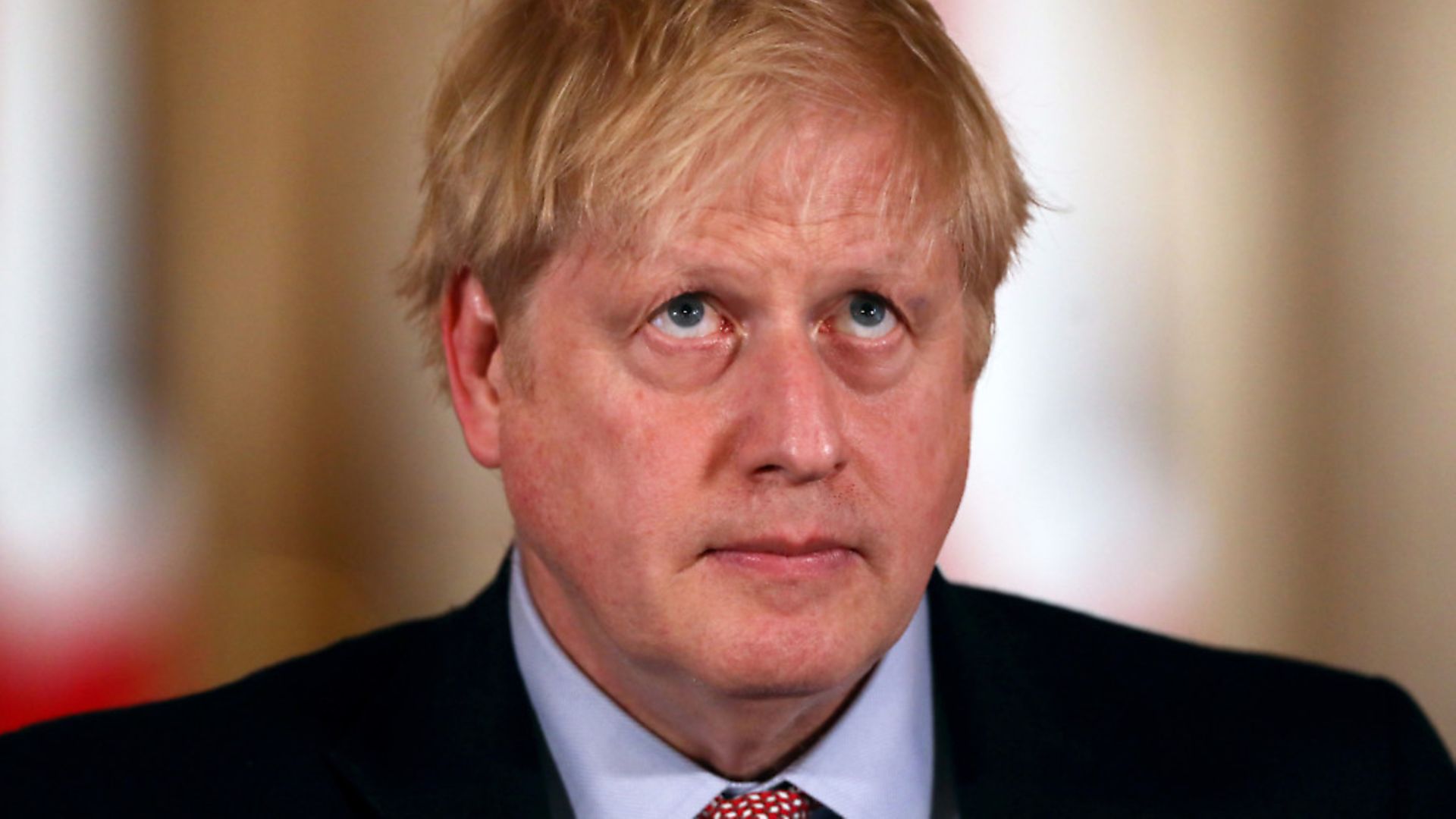 Prime minister Boris Johnson during a press briefing on coronavirus. Picture: Simon Dawson/PA Wire. - Credit: PA