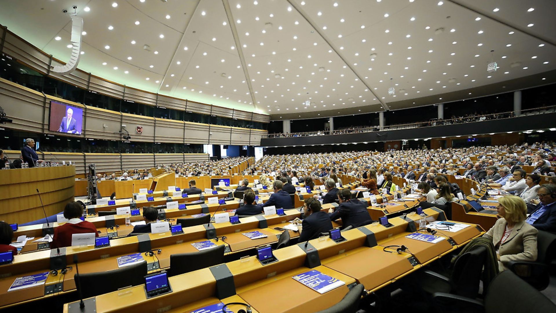 MEPs voting in the European Parliament. Photo: Dursun Aydemir/Anadolu Agency/Getty Images