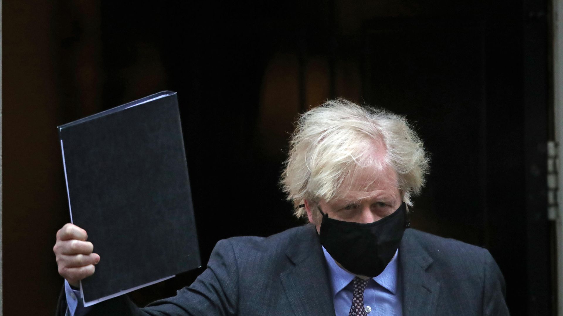 Prime minister Boris Johnson leaving 10 Downing Street - Credit: PA