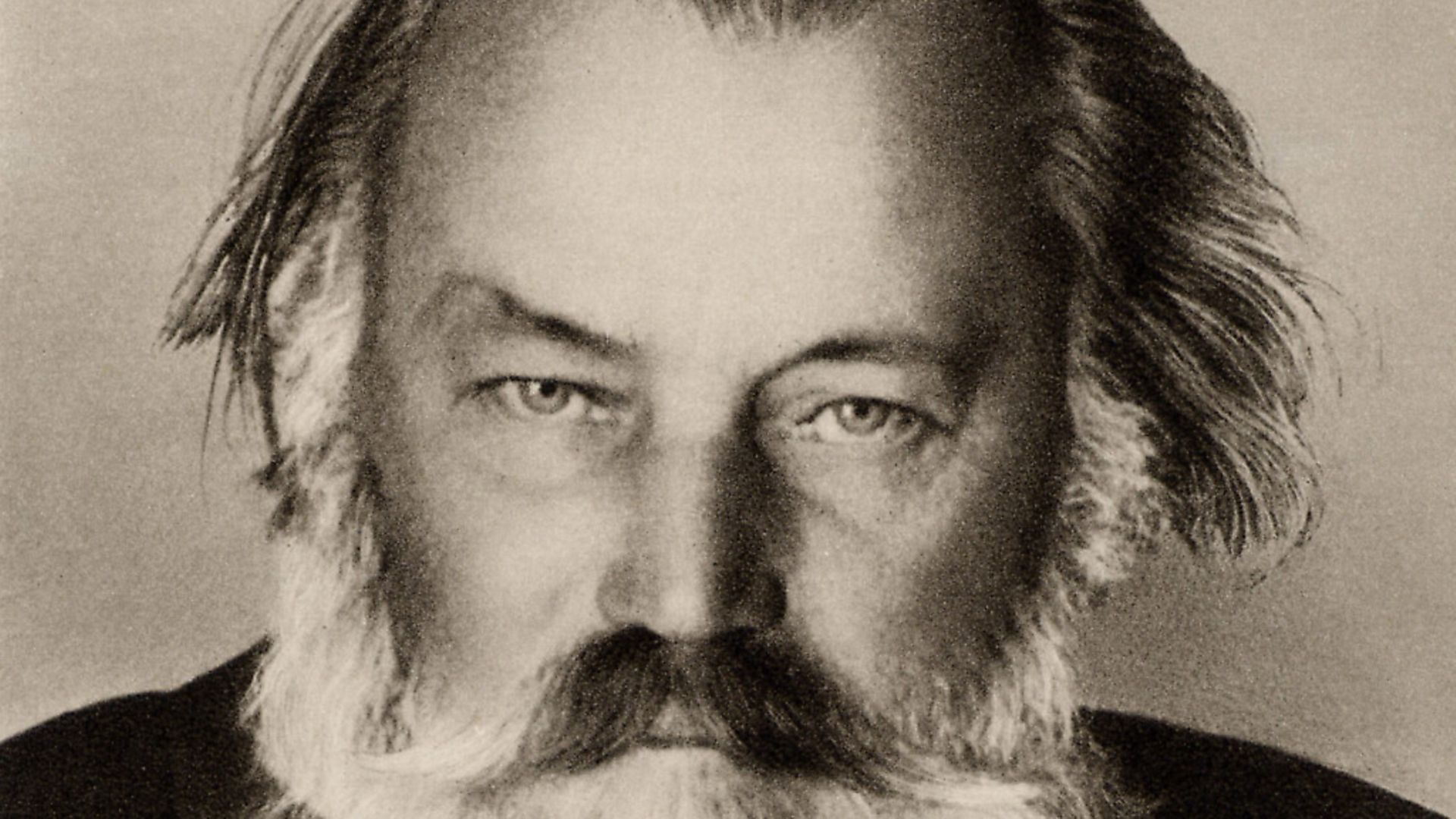 Johannes Brahms (1833-1897) German composer. From photograph taken in the the last year of his life. Halftone. (Photo by Universal History Archive/Getty Images) - Credit: Getty Images