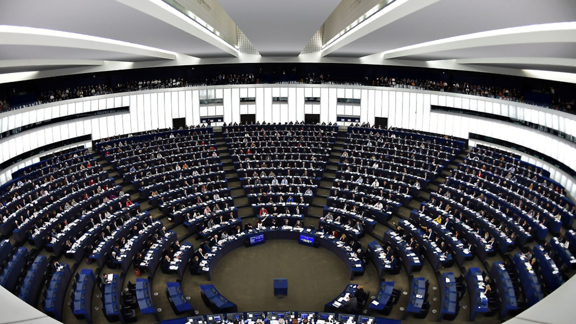 Members of the European Parliament take part in a voting session during a plenary session at the European Parliament in Strasbourg, eastern France. Photo: FREDERICK FLORIN/AFP/Getty Images - Credit: AFP/Getty Images