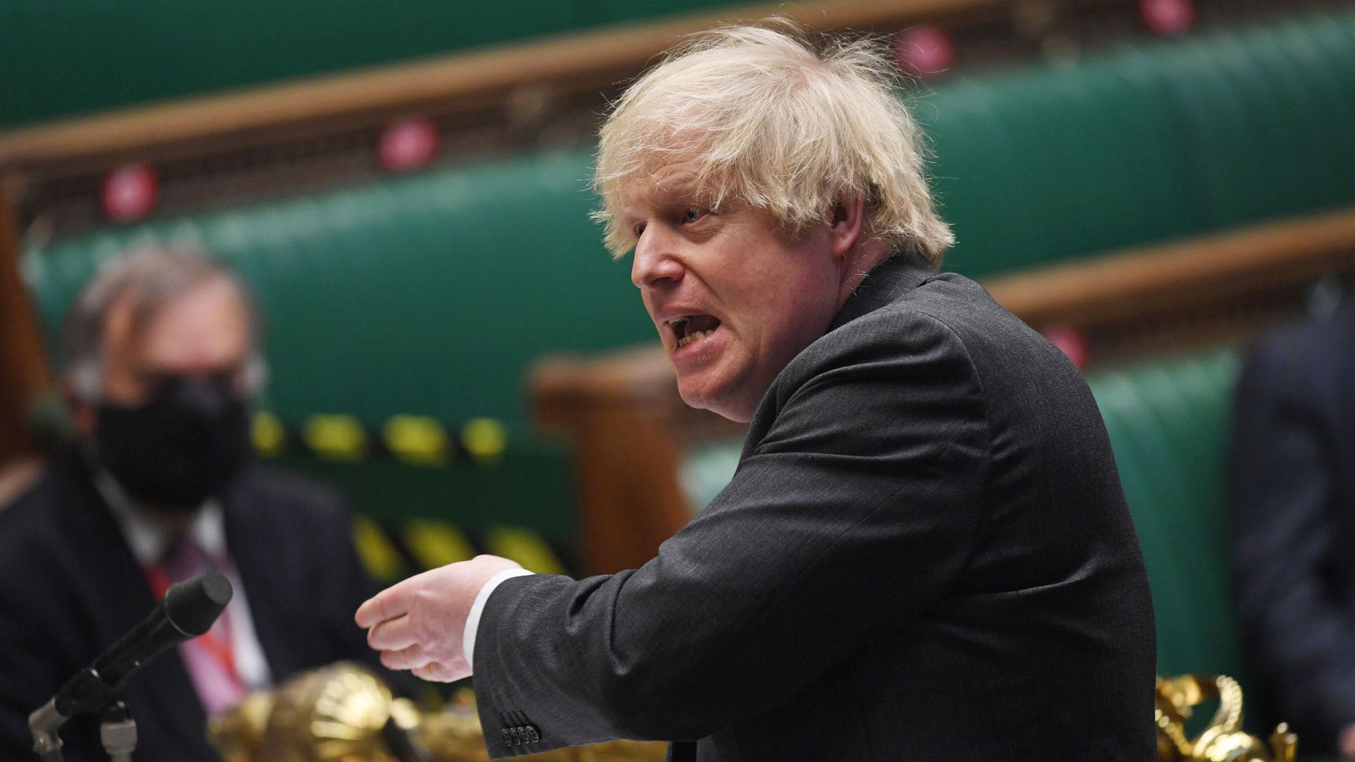 Boris Johnson in the House of Commons - Credit: Jessica Taylor/UK Parliament