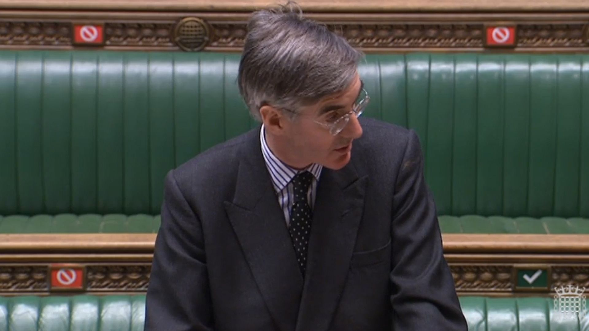 Jacob Rees-Mogg in the House of Commons - Credit: PA