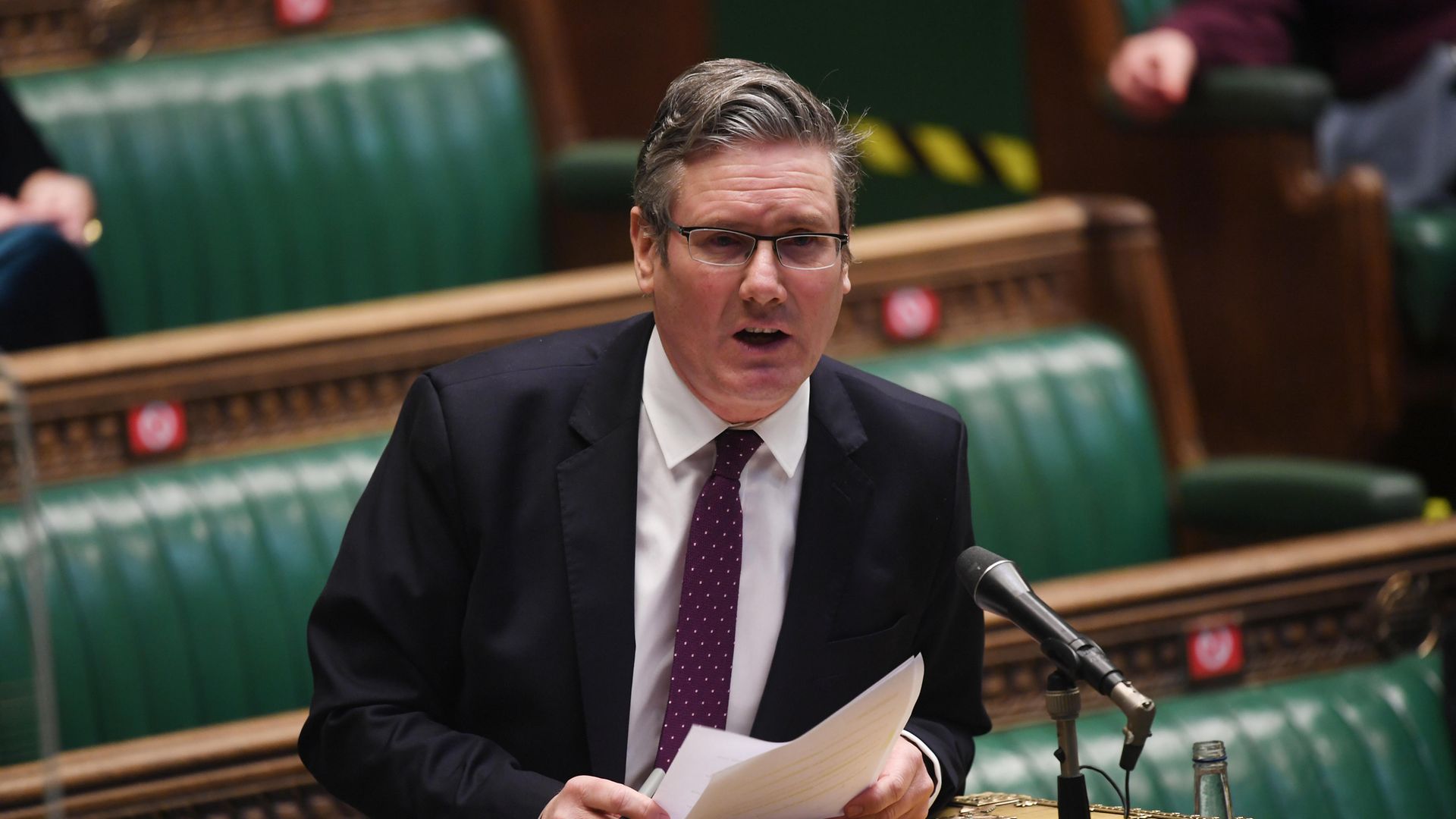 Sir Keir Starmer speaking in the House of Commons - Credit: PA