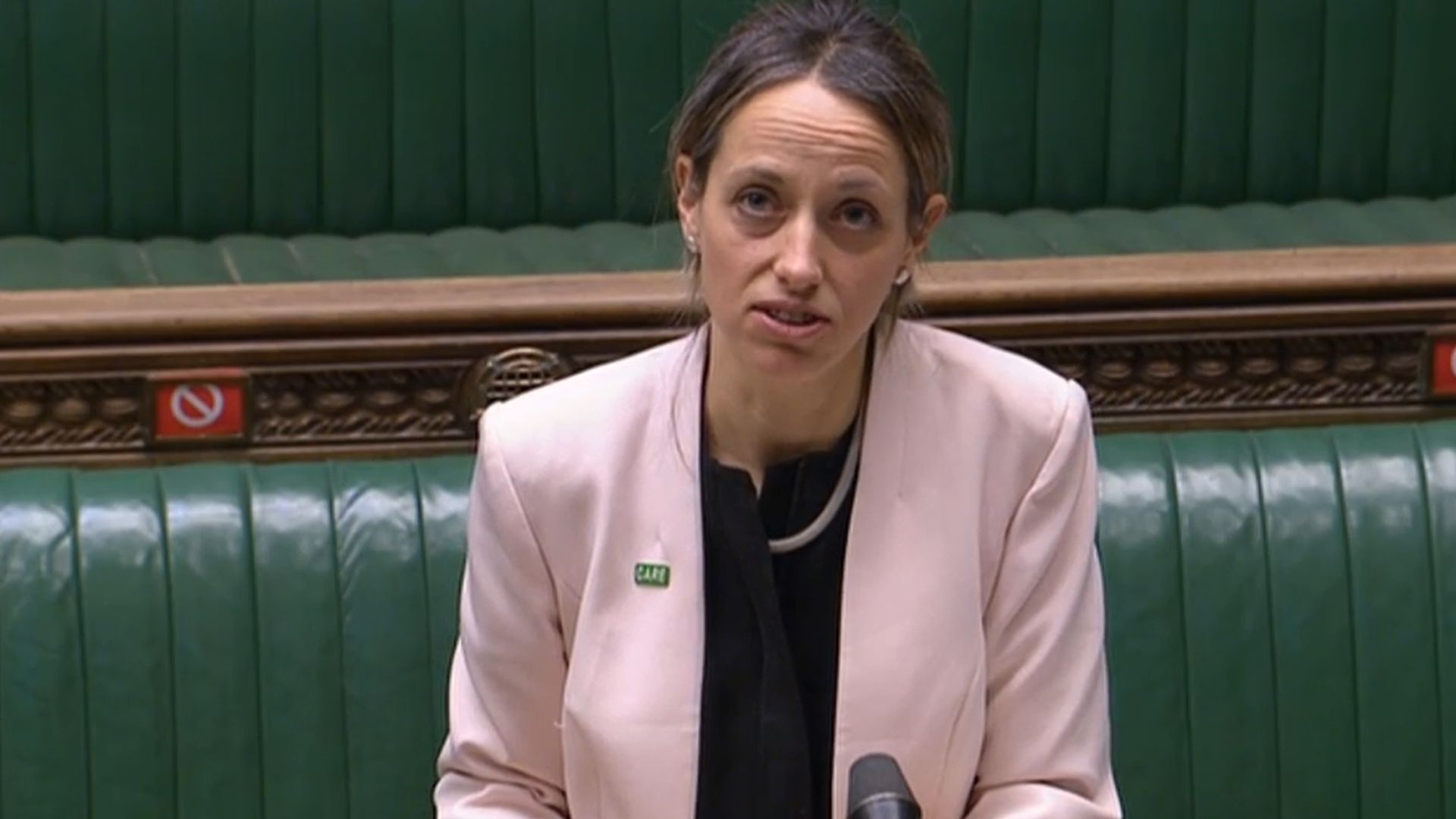 Helen Whately in the House of Commons - Credit: Parliament Live