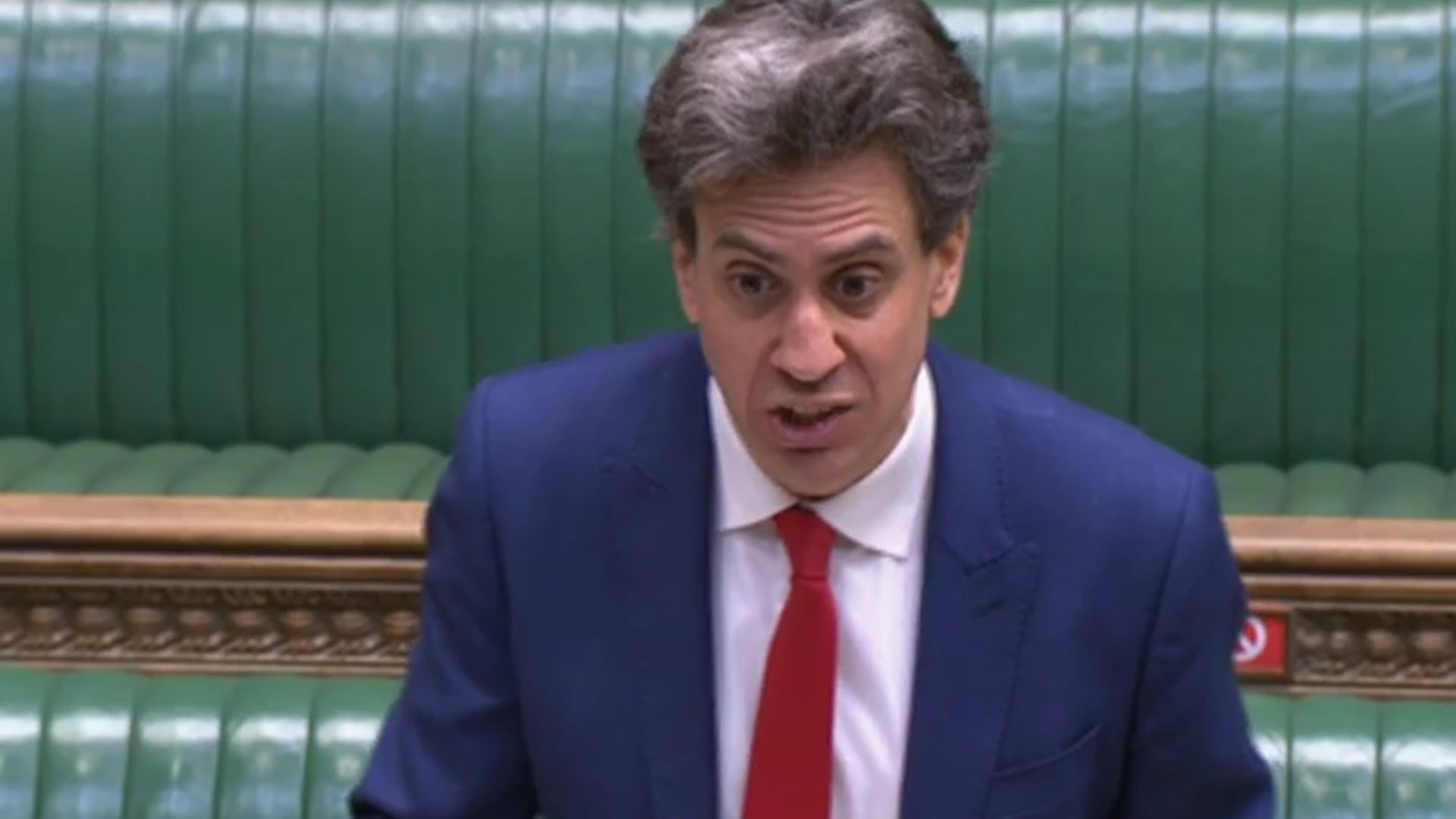 Ed Miliband in the House of Commons - Credit: Parliament Live