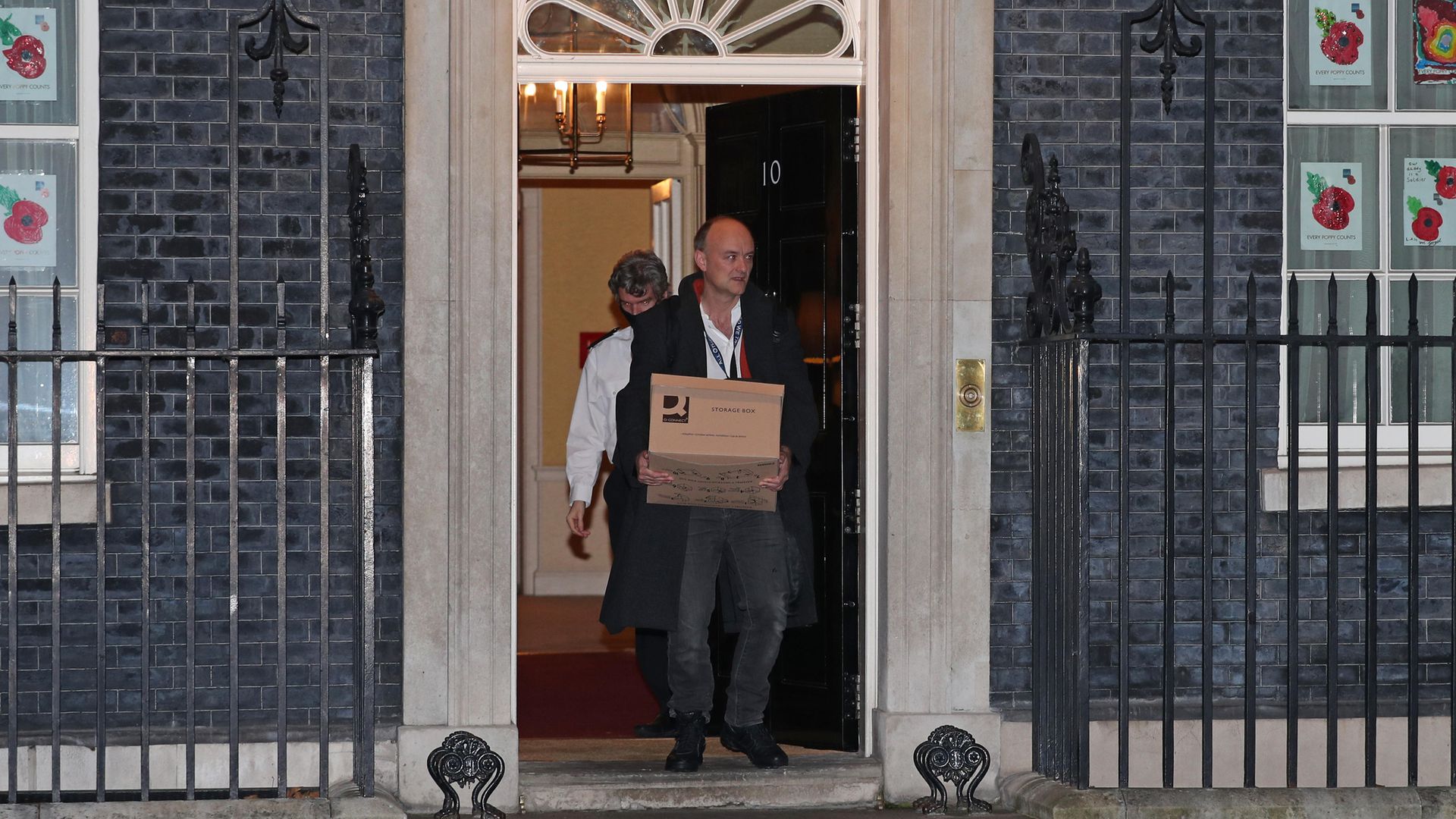 Dominic Cummings leaves 10 Downing Street, London, following his resignation - Credit: PA