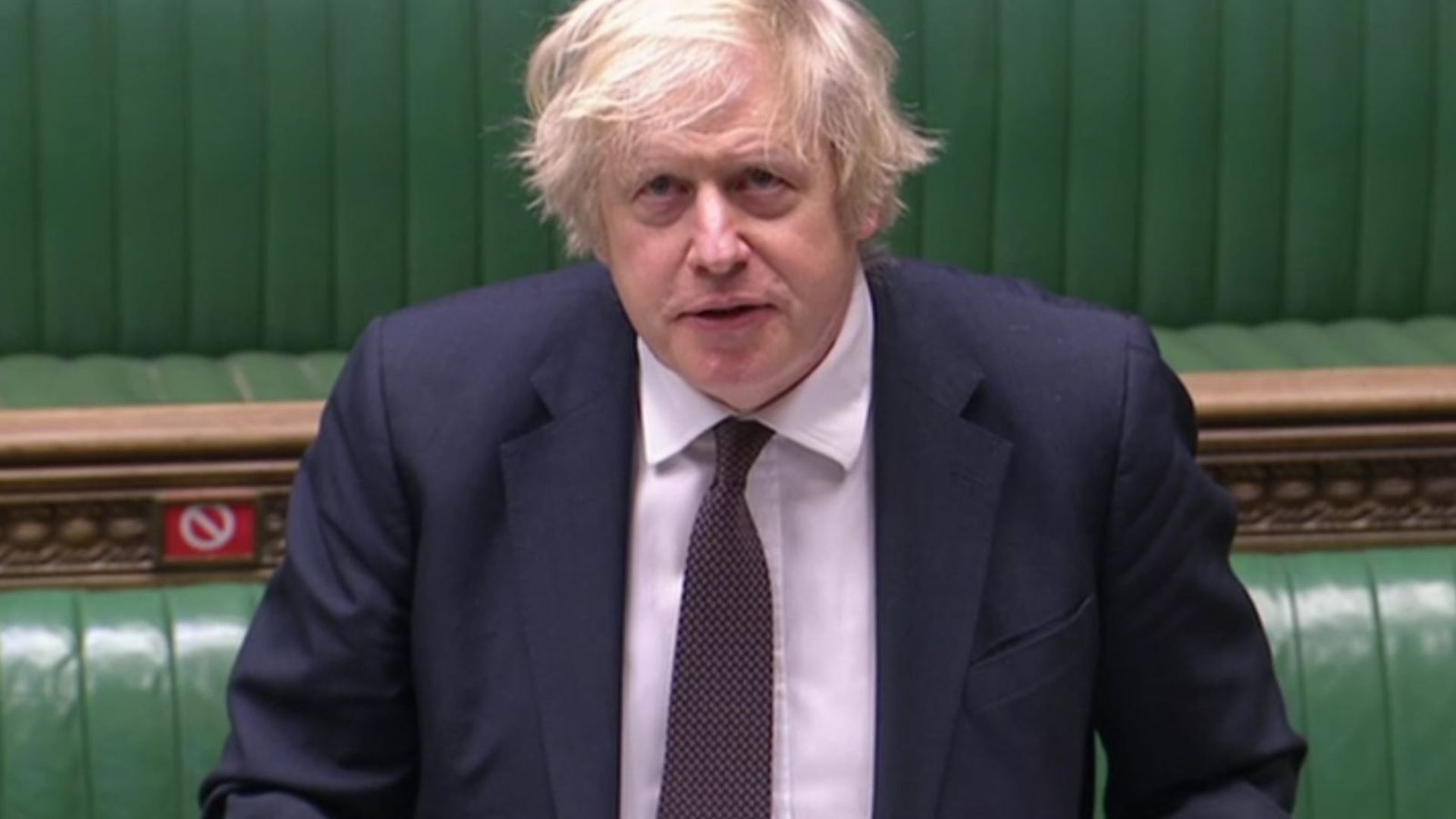 Prime Minister Boris Johnson speaks during Prime Minister's Questions in the House of Commons, London. - Credit: PA