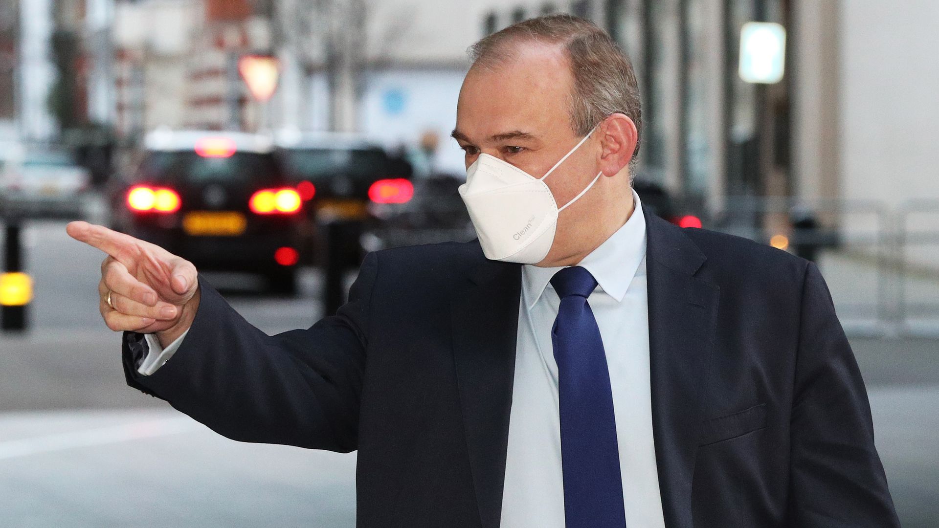 Liberal Democrats leader Ed Davey arriving at BBC Broadcasting House in central London - Credit: PA