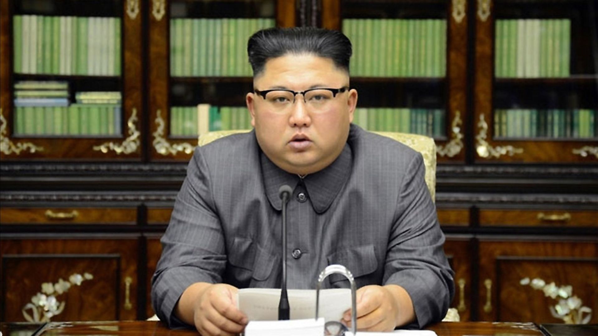 North Korea leader Kim Jong-Un. Photograph: Yonhap News Agency/PA Images. - Credit: Yonhap News Agency/PA Images