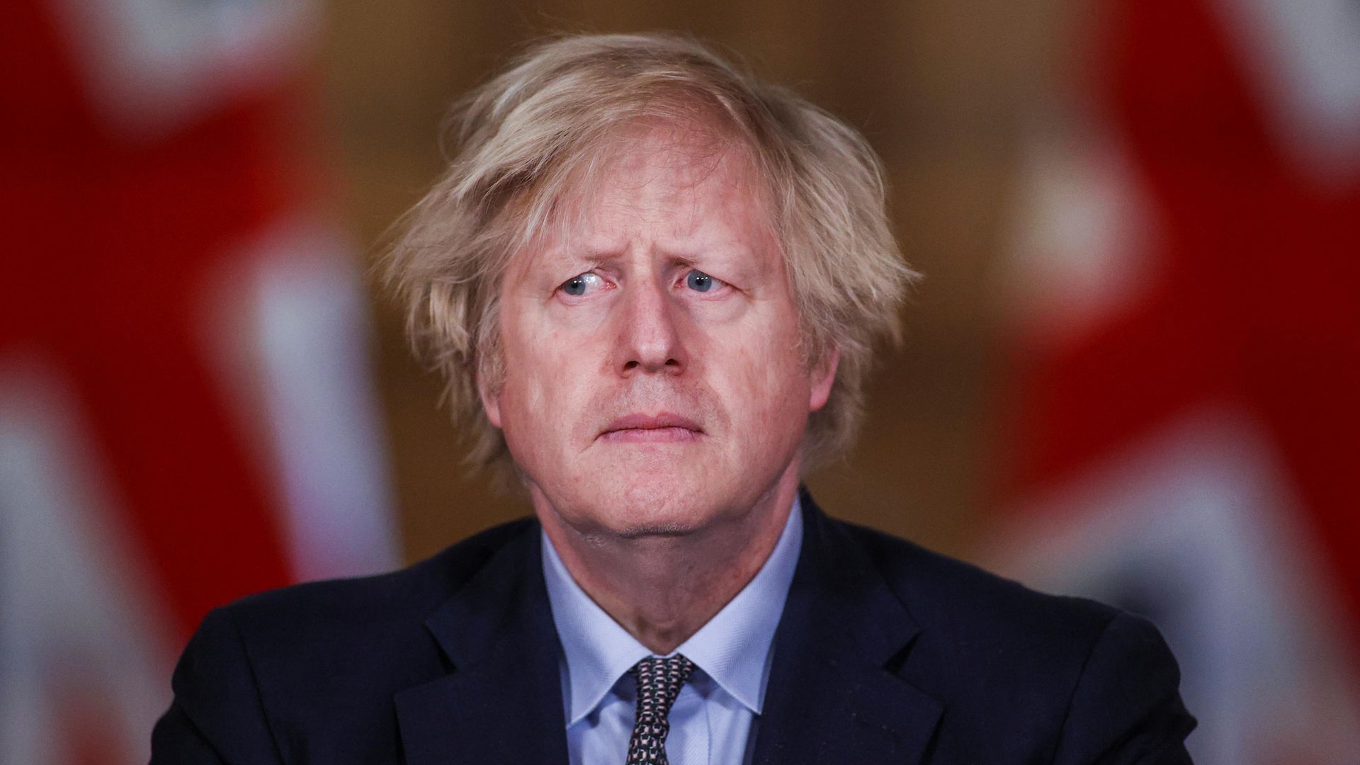 Prime minister Boris Johnson during a media briefing in Downing Street, London, on coronavirus (Covid-19) - Credit: PA