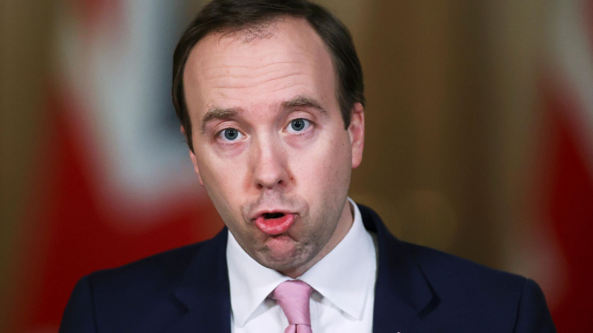 Health secretary Matt Hancock, during a media briefing in Downing Street, London, on coronavirus (Covid-19) - Credit: PA